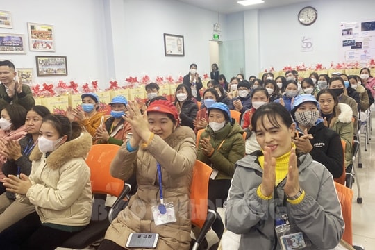 Công ty TNHH May Tinh Lợi chi hơn 5 tỷ đồng chăm lo Tết cho người lao động